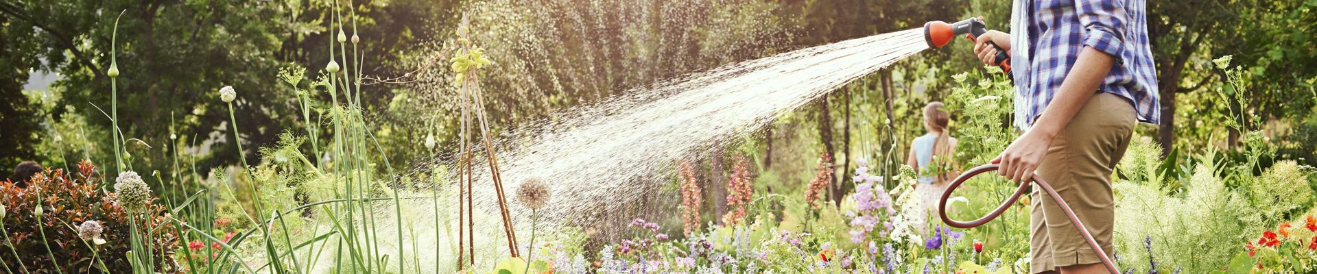 Tuin besproeien
